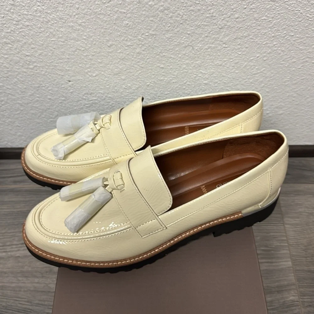 Franco Sarto Carolynn Tassel Loafer Putty